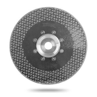 Алмазный диск для резки и шлифовки мрамора MESSER 125х2,2хфланец с резьбой М14