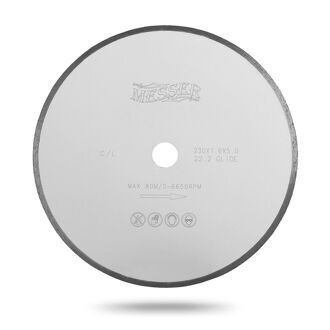 Алмазный диск MESSER C/L (сплошная кромка) 125х1,6х22,2