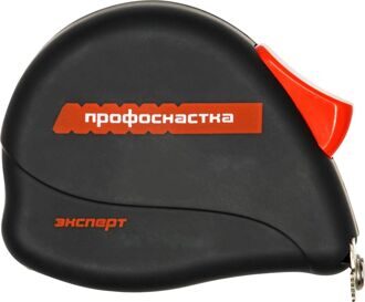 Рулетка, № 20, 3м x16 мм, 2 ст фикс, нейлон лента, магнит, Профоснастка Эксперт